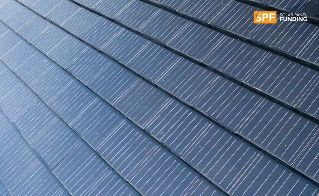 Aesthetically pleasing solar roof tiles